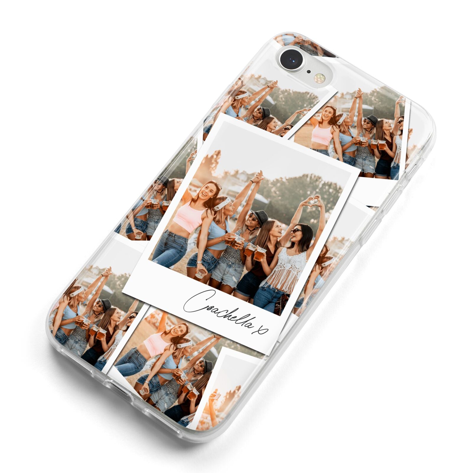 Personalised Photo iPhone 8 Bumper Case on Silver iPhone Alternative Image