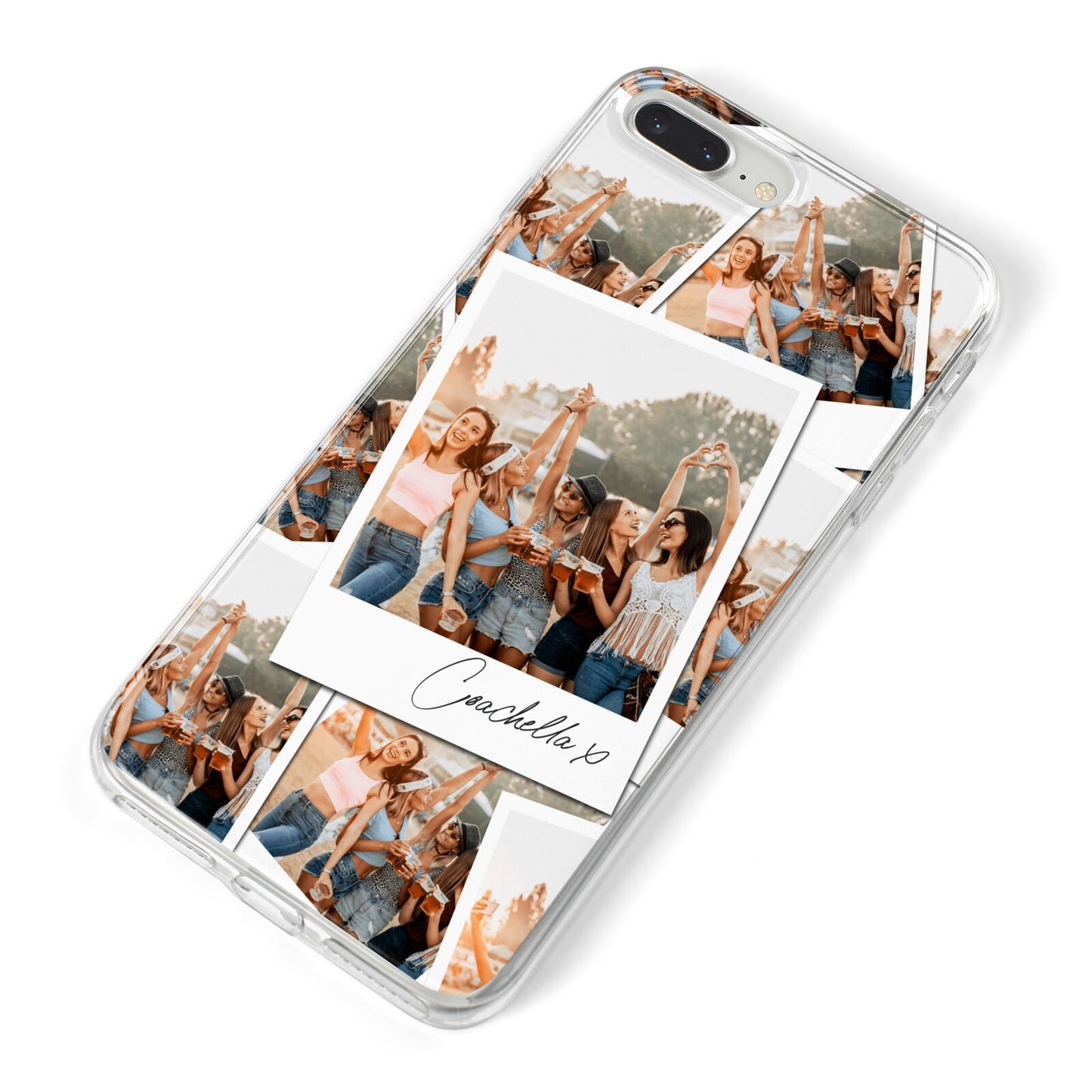 Personalised Photo iPhone 8 Plus Bumper Case on Silver iPhone Alternative Image