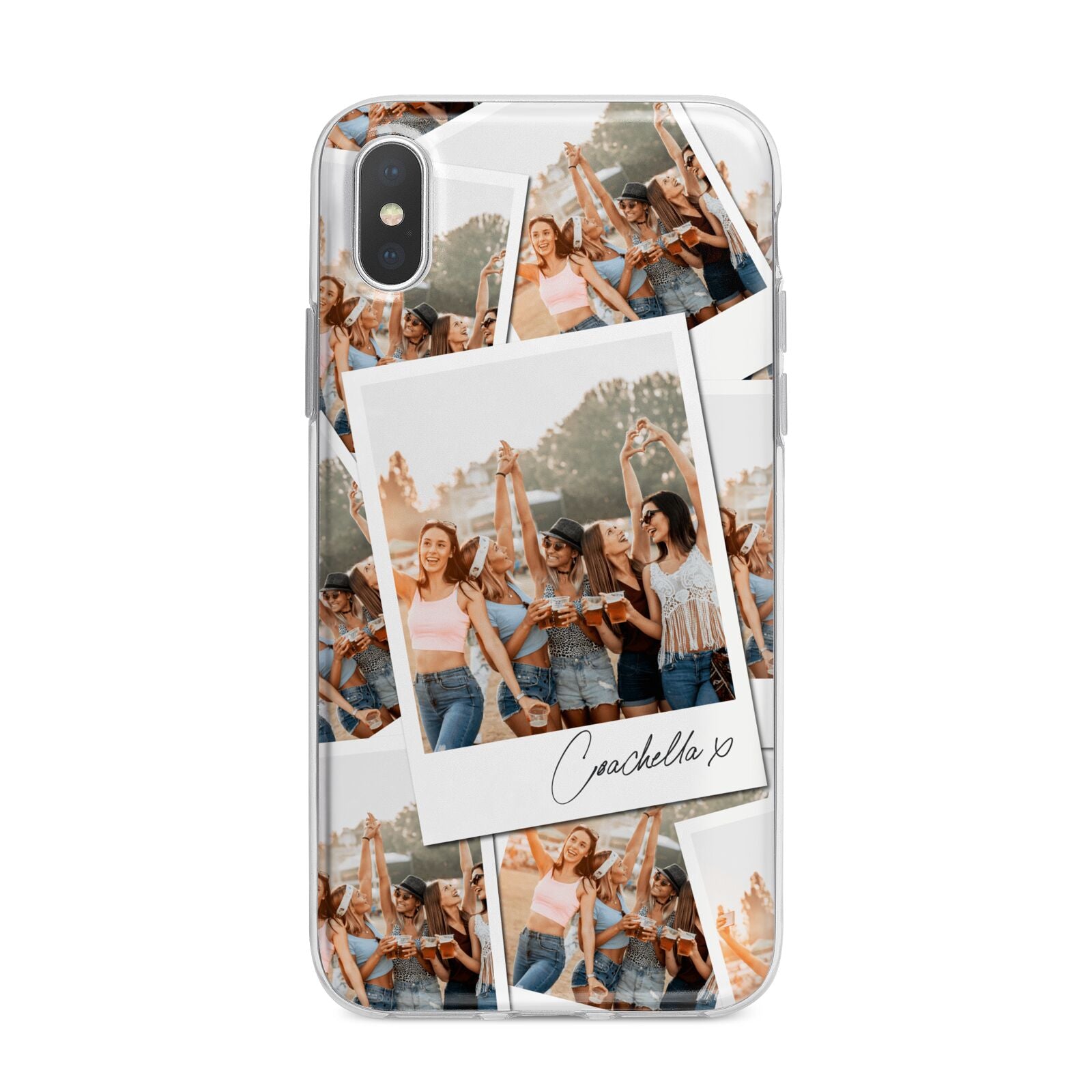 Personalised Photo iPhone X Bumper Case on Silver iPhone Alternative Image 1