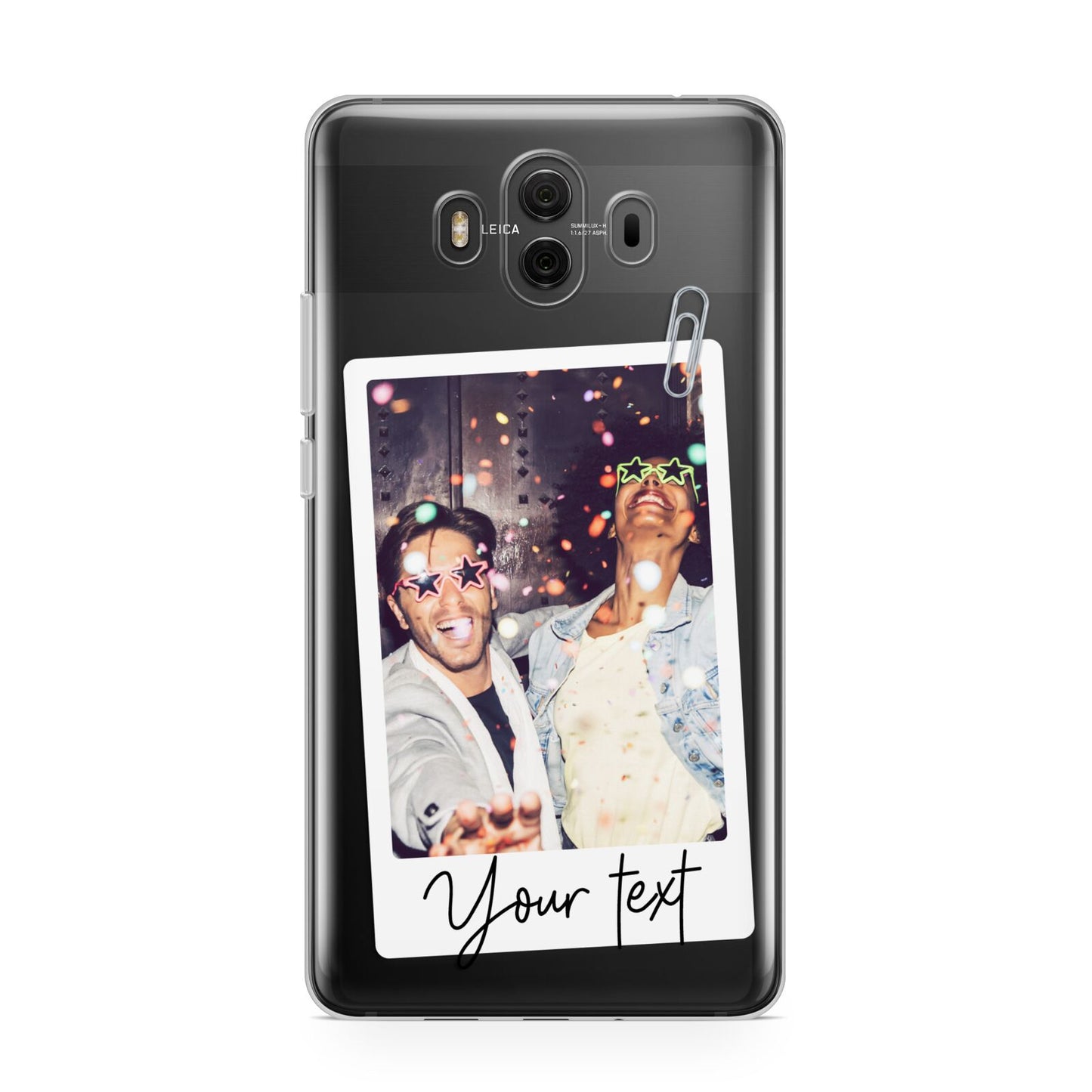 Personalised Photo with Text Huawei Mate 10 Protective Phone Case