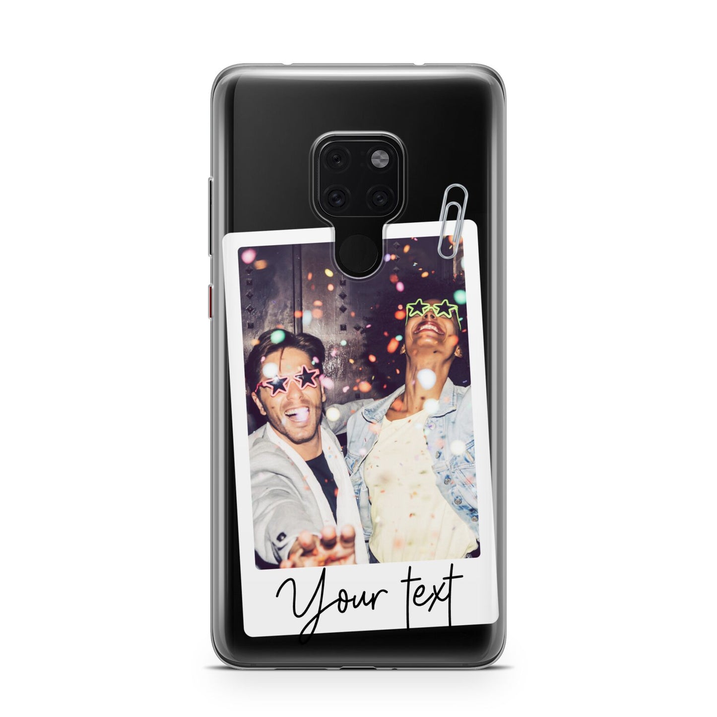 Personalised Photo with Text Huawei Mate 20 Phone Case