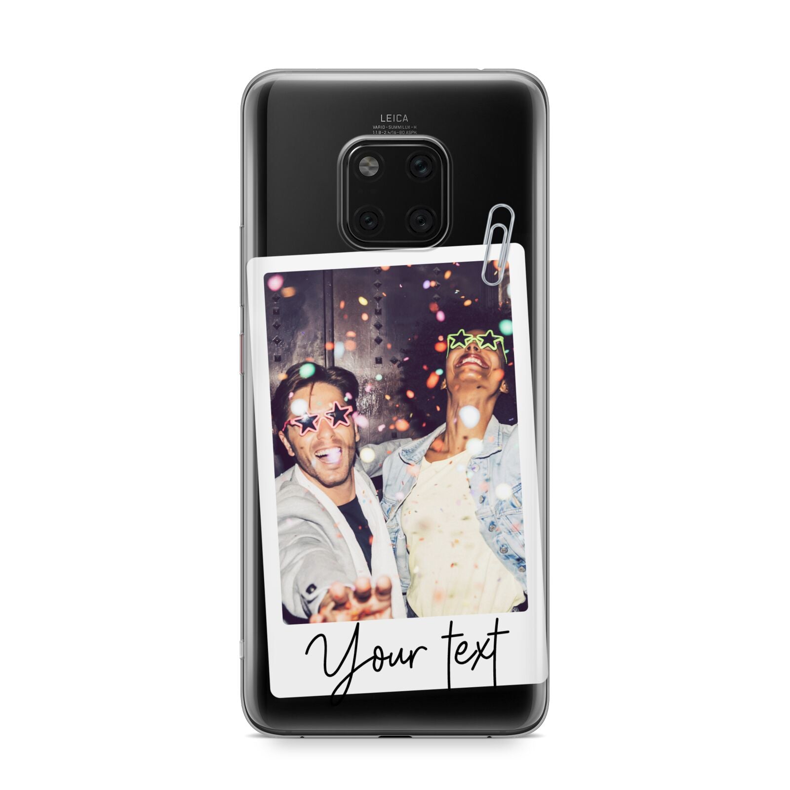 Personalised Photo with Text Huawei Mate 20 Pro Phone Case