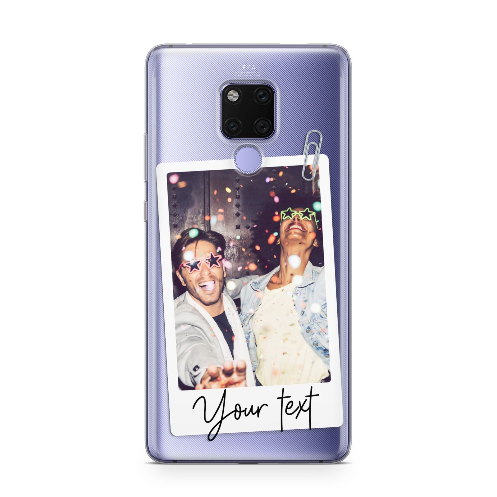 Personalised Photo with Text Huawei Mate 20X Phone Case