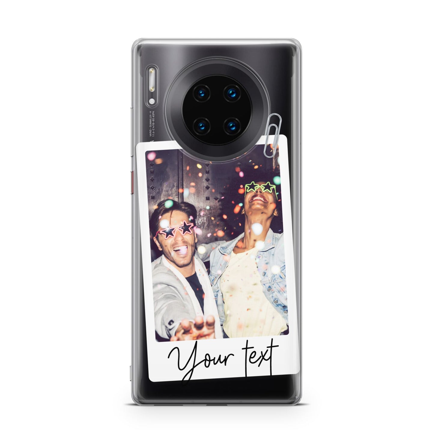 Personalised Photo with Text Huawei Mate 30 Pro Phone Case