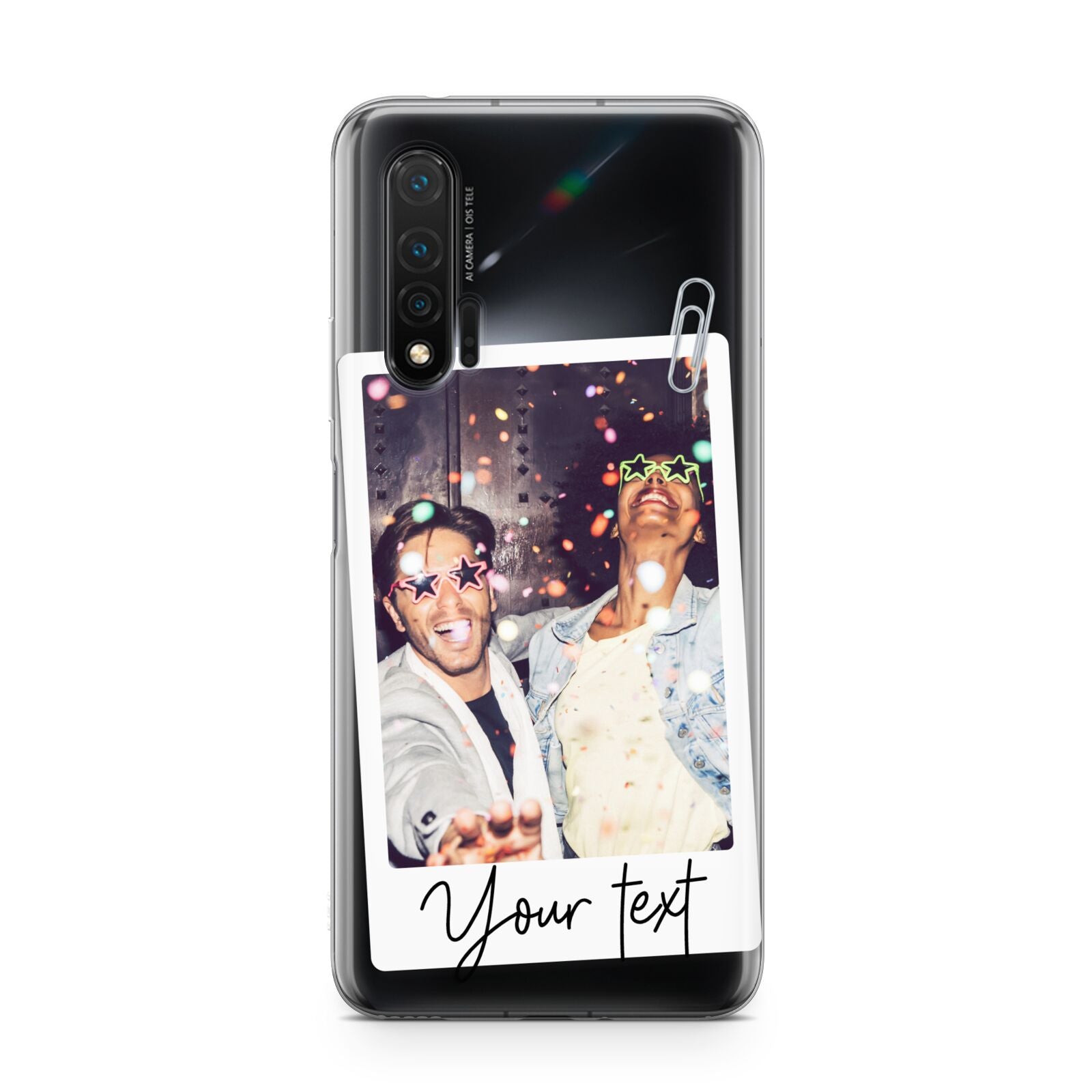 Personalised Photo with Text Huawei Nova 6 Phone Case