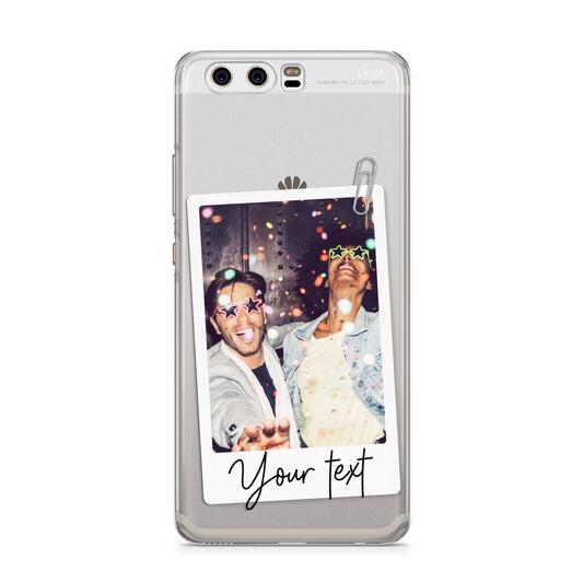 Personalised Photo with Text Huawei P10 Phone Case