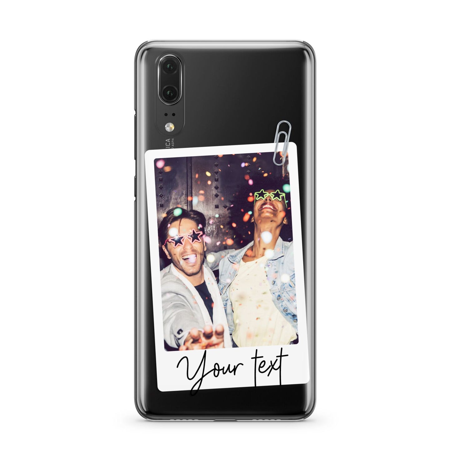 Personalised Photo with Text Huawei P20 Phone Case