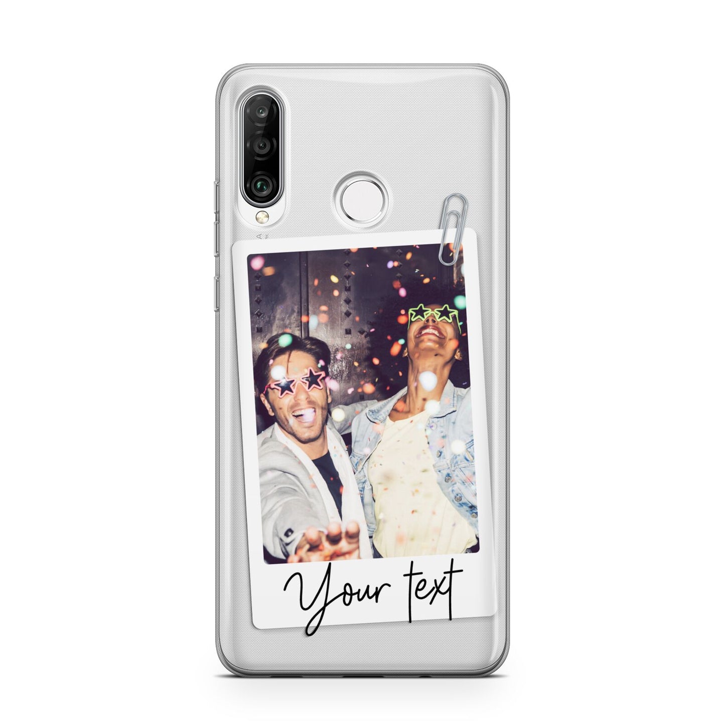 Personalised Photo with Text Huawei P30 Lite Phone Case