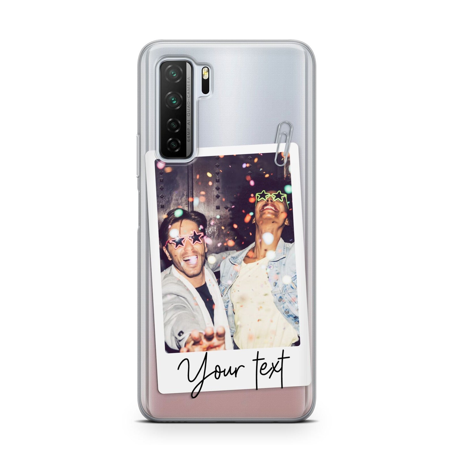 Personalised Photo with Text Huawei P40 Lite 5G Phone Case