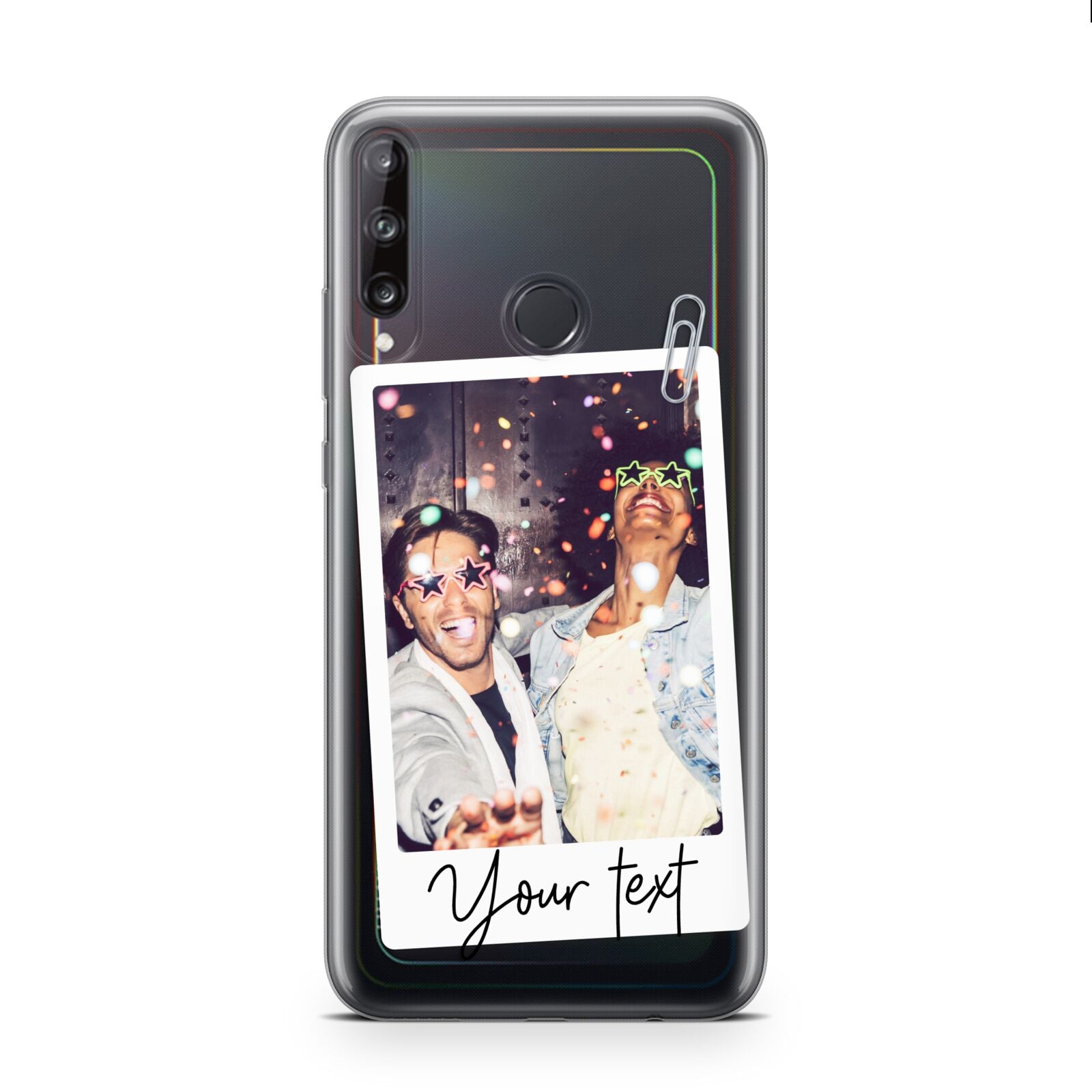 Personalised Photo with Text Huawei P40 Lite E Phone Case