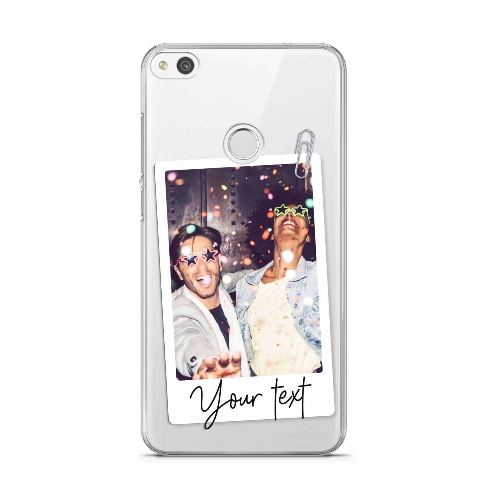 Personalised Photo with Text Huawei P8 Lite Case