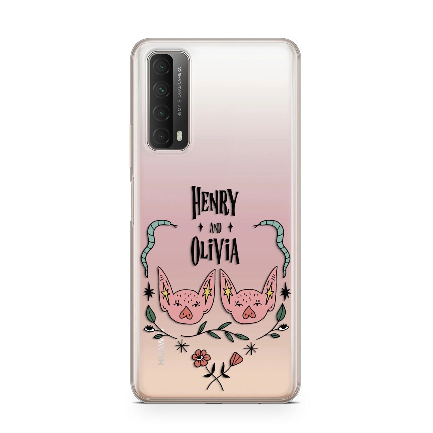 Personalised Piggies Huawei P Smart 2021