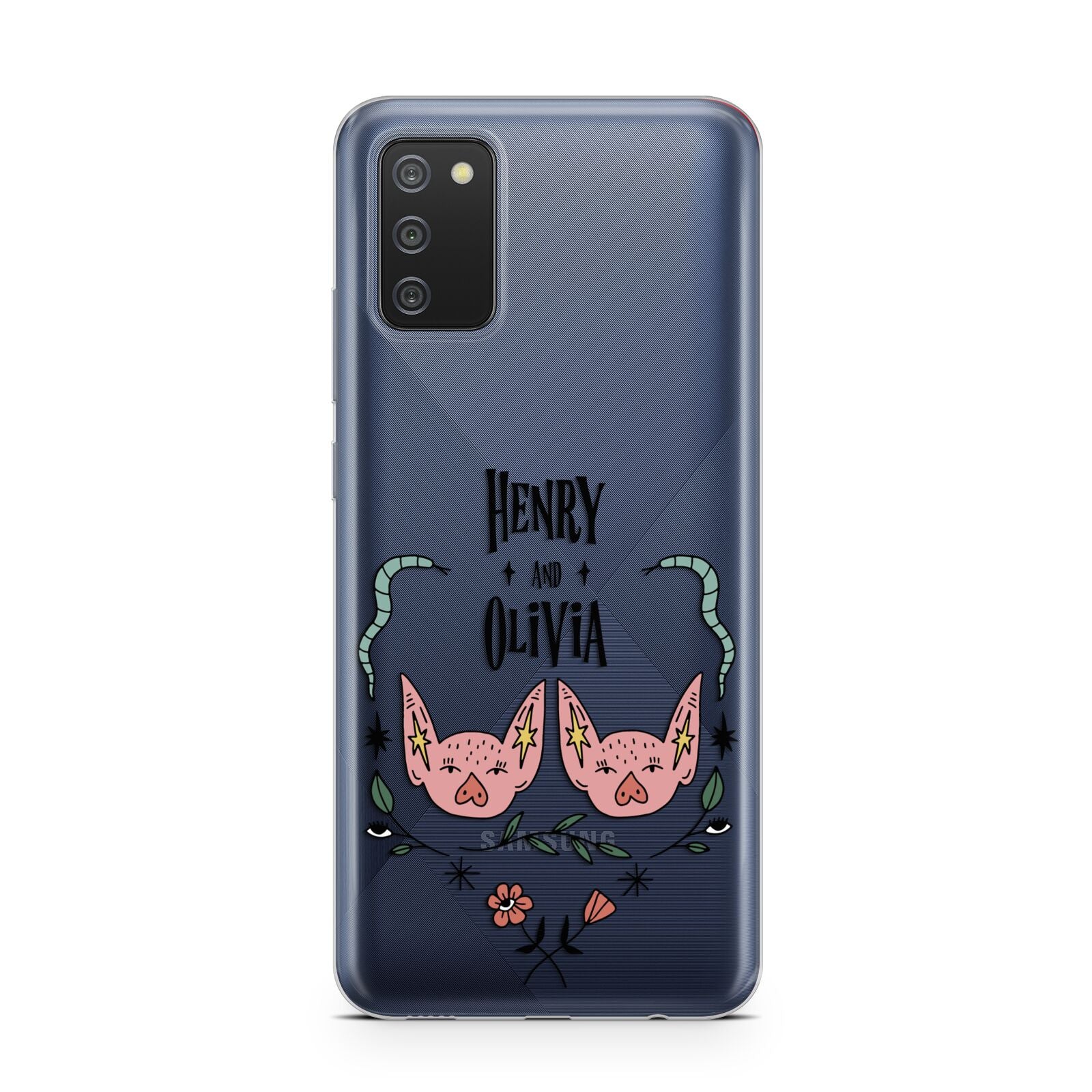 Personalised Piggies Samsung A02s Case