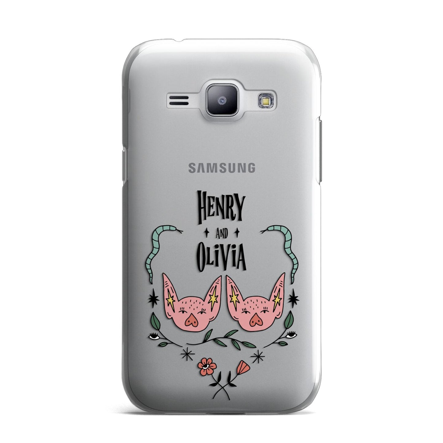 Personalised Piggies Samsung Galaxy J1 2015 Case