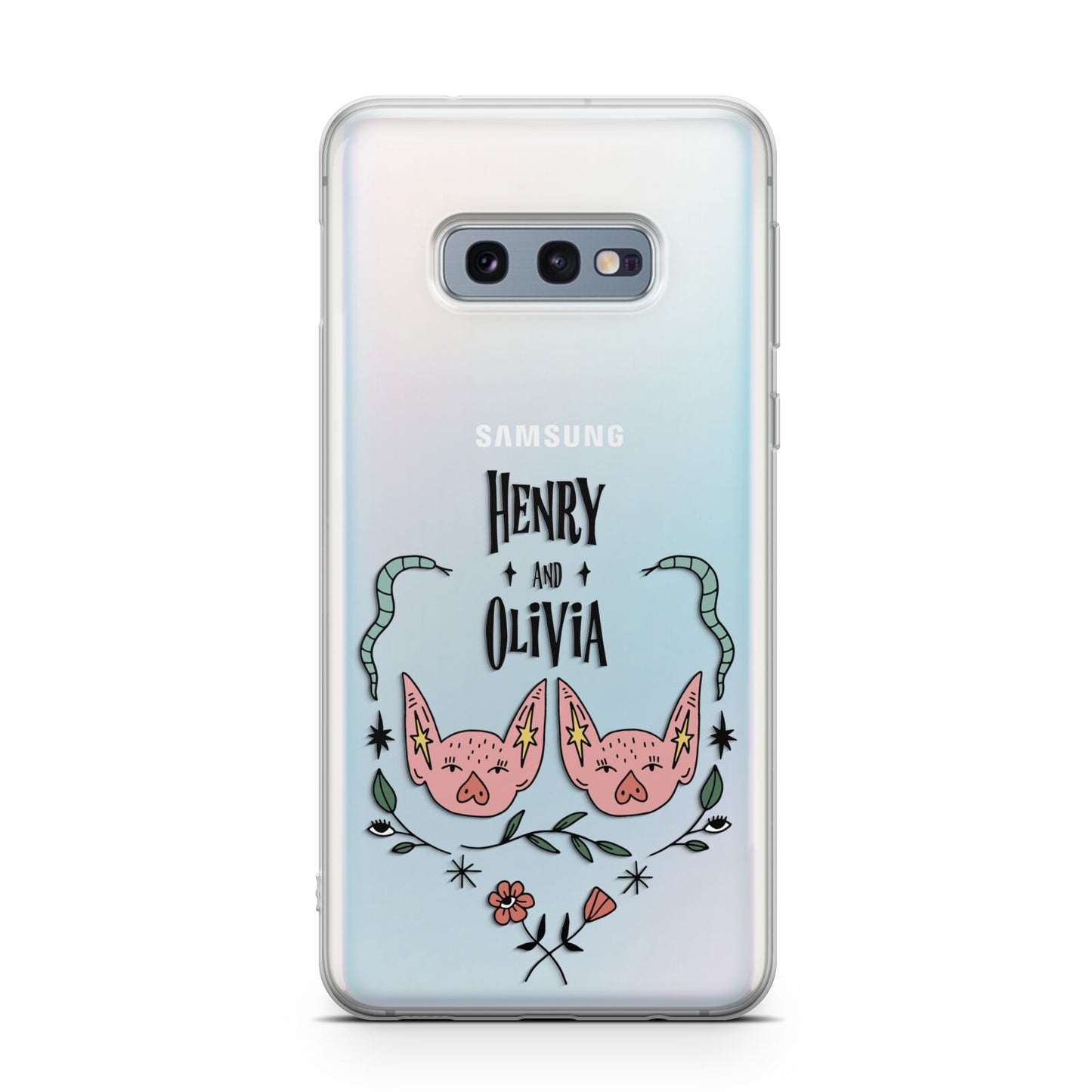 Personalised Piggies Samsung Galaxy S10E Case