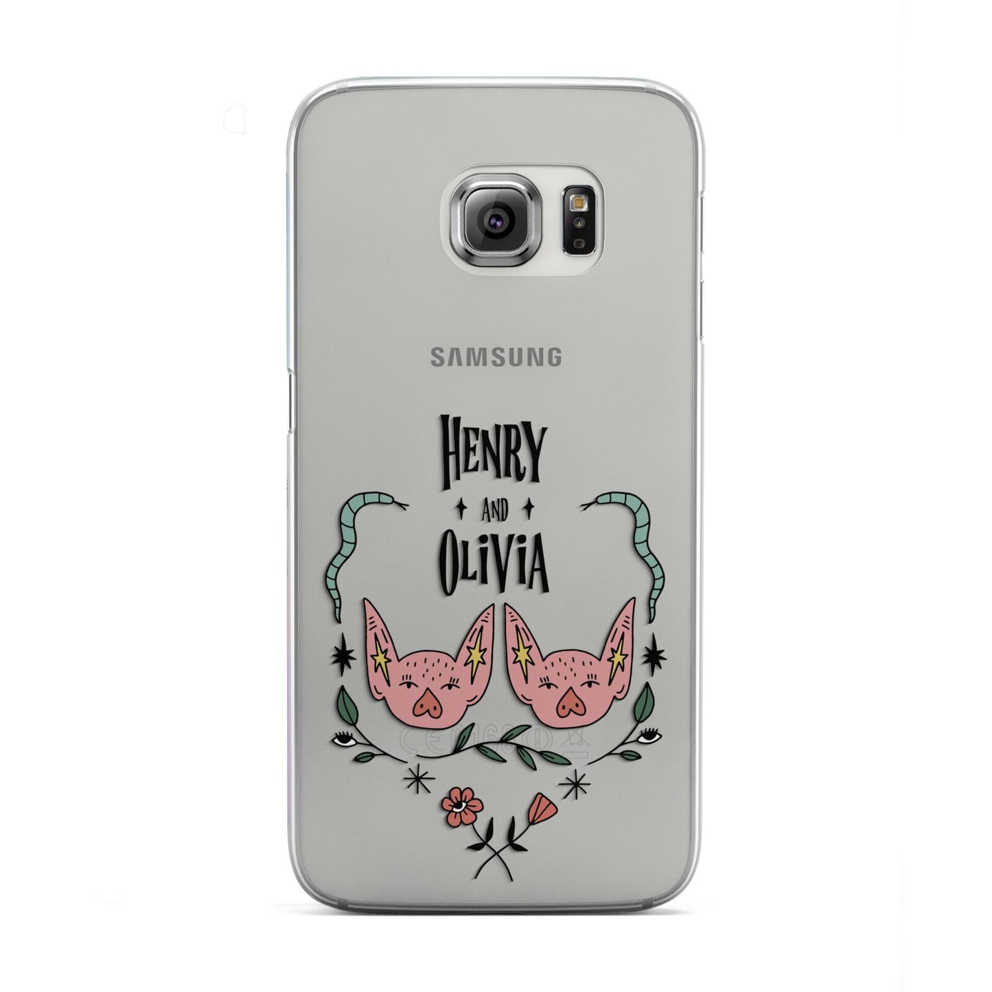 Personalised Piggies Samsung Galaxy S6 Edge Case