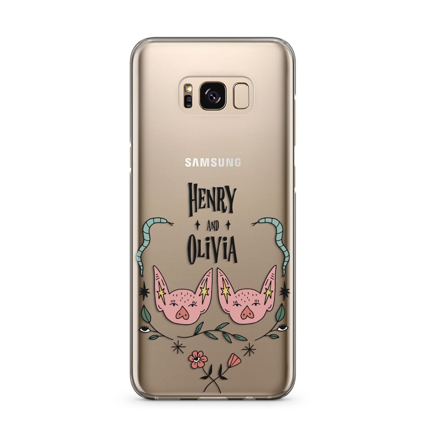 Personalised Piggies Samsung Galaxy S8 Plus Case