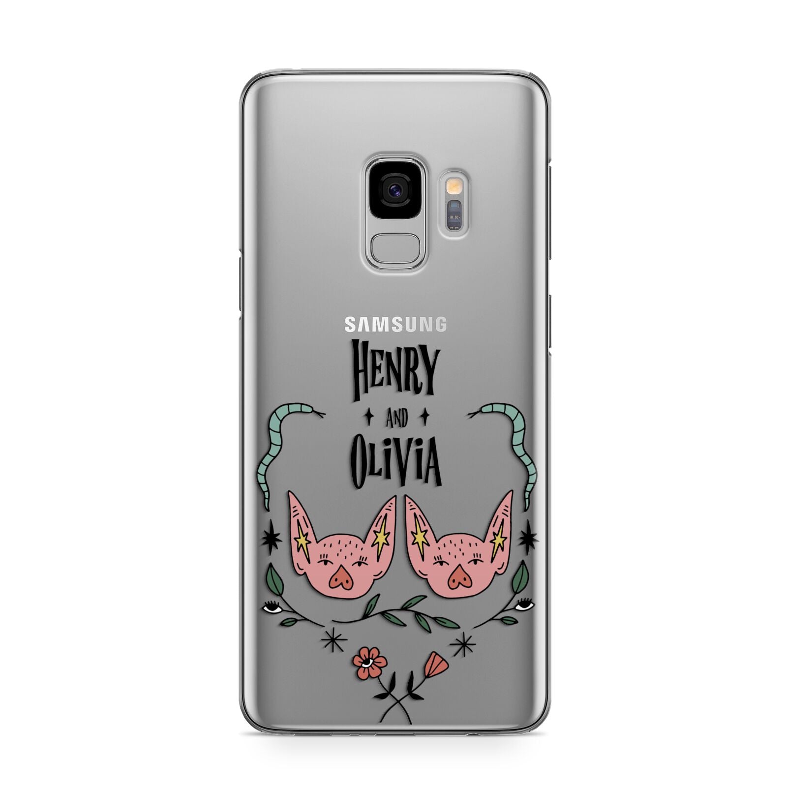 Personalised Piggies Samsung Galaxy S9 Case