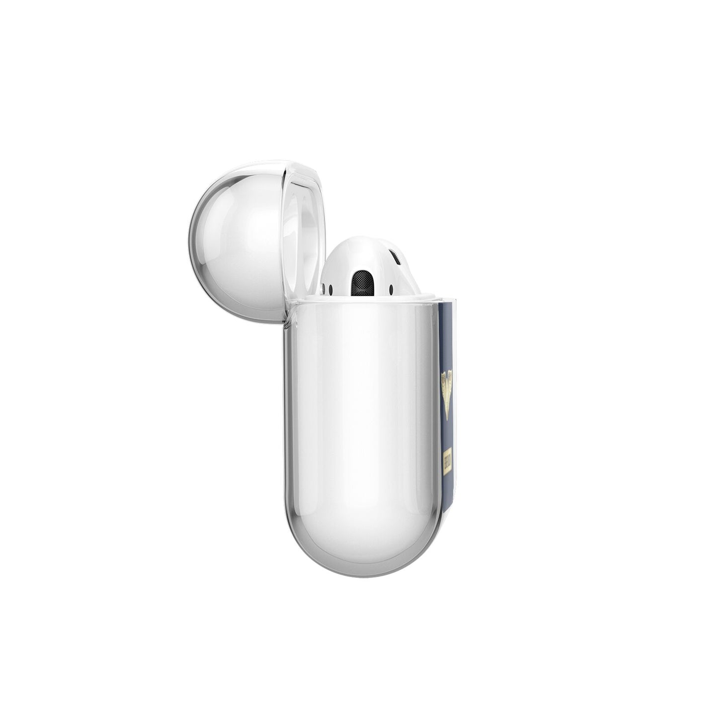 Personalised Pilot Wings AirPods Case Side Angle