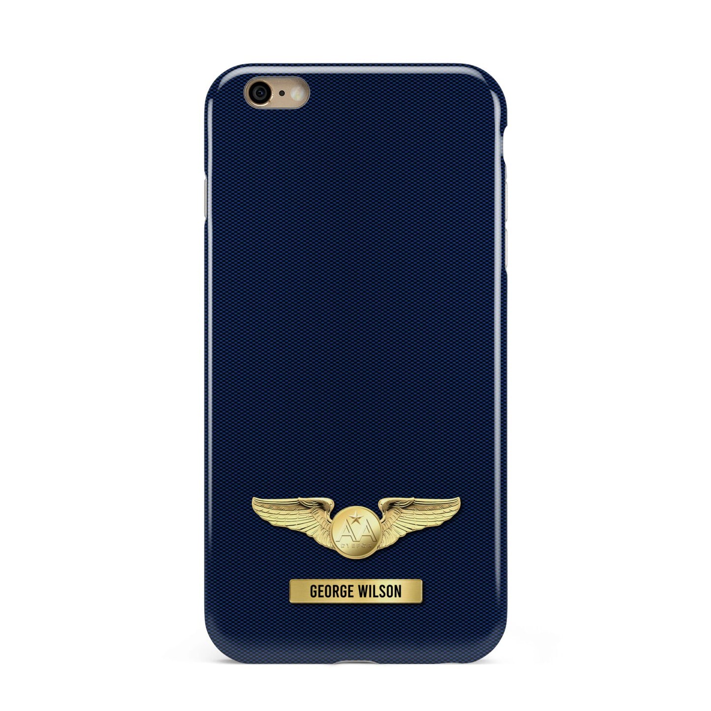 Personalised Pilot Wings Apple iPhone 6 Plus 3D Tough Case