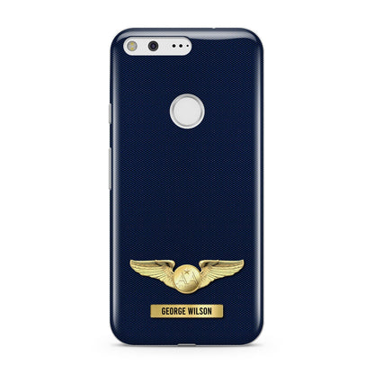 Personalised Pilot Wings Google Pixel Case