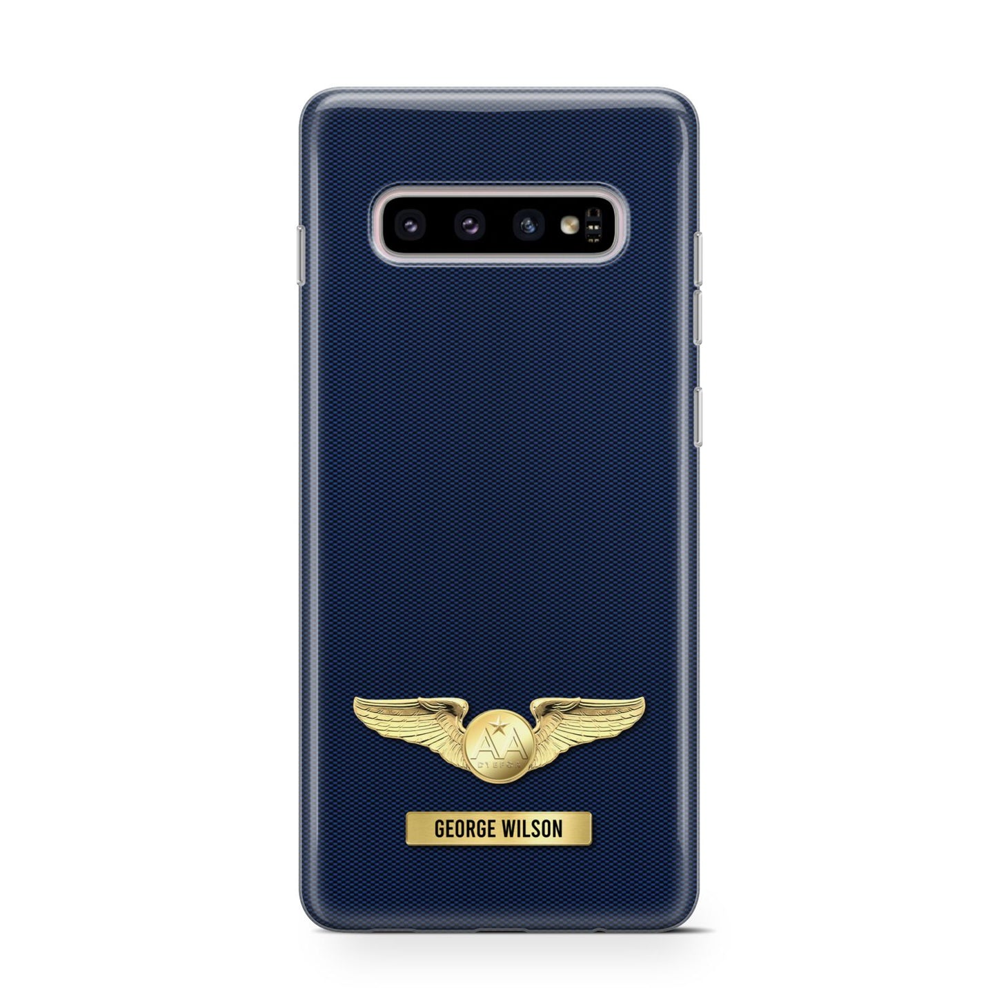 Personalised Pilot Wings Protective Samsung Galaxy Case