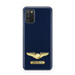 Personalised Pilot Wings Samsung A02s Case