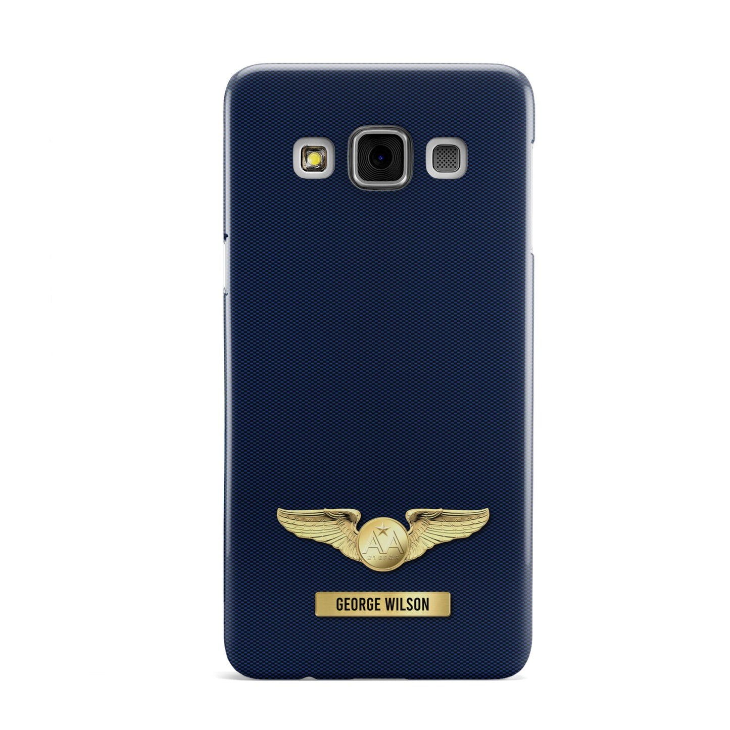Personalised Pilot Wings Samsung Galaxy A3 Case
