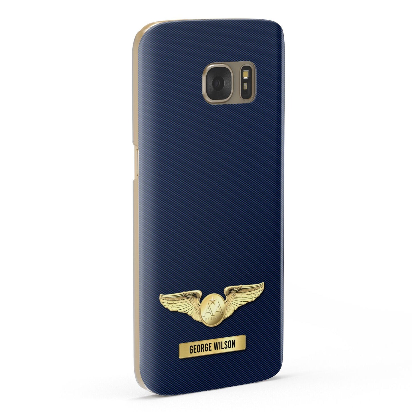 Personalised Pilot Wings Samsung Galaxy Case Fourty Five Degrees