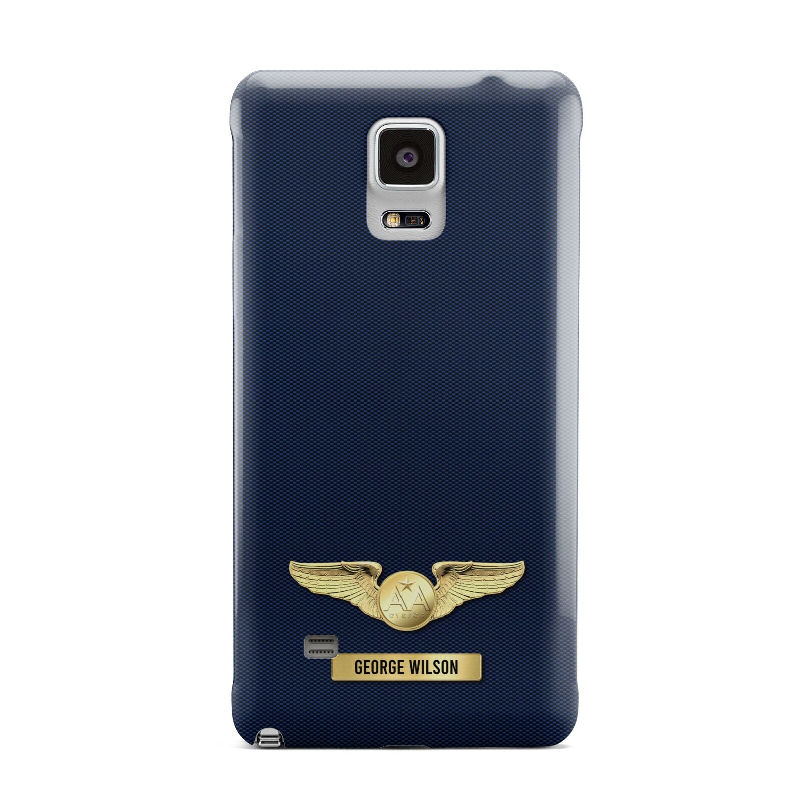 Personalised Pilot Wings Samsung Galaxy Note 4 Case