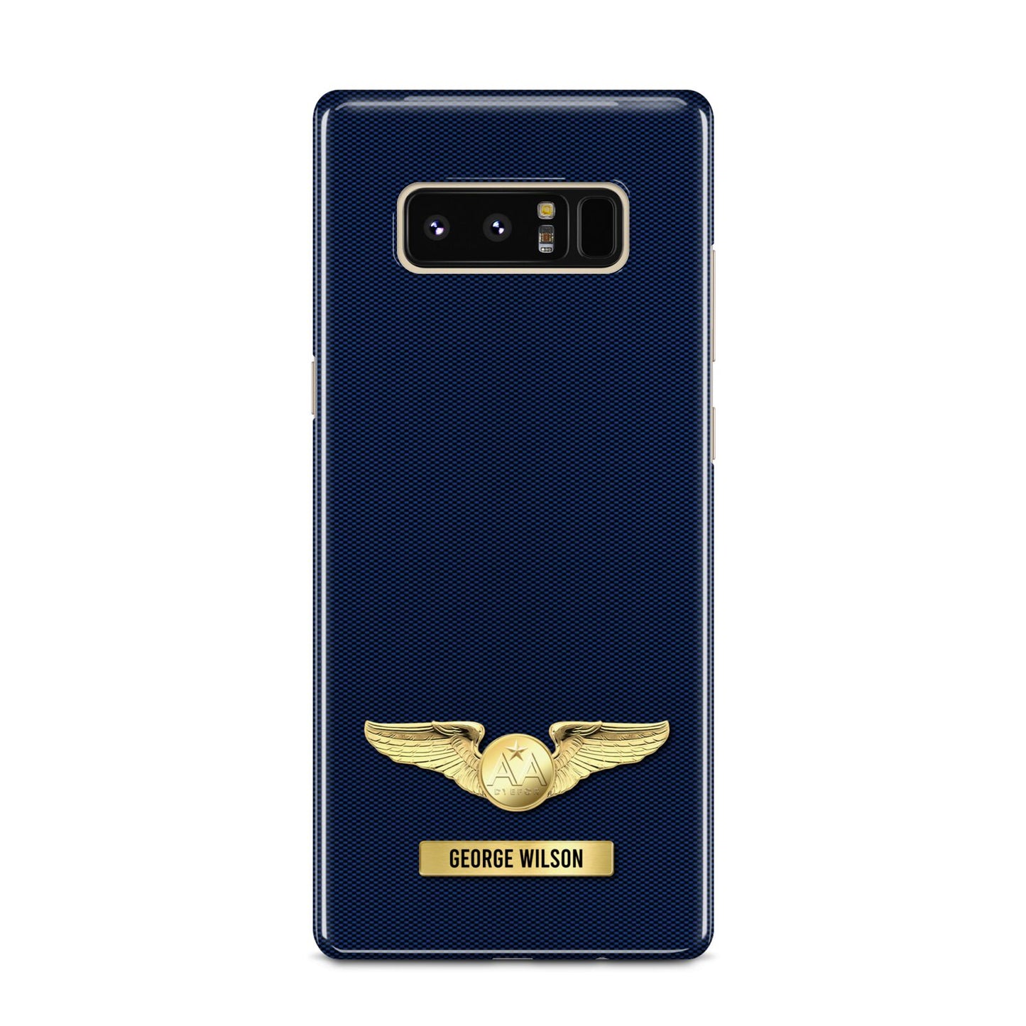 Personalised Pilot Wings Samsung Galaxy Note 8 Case