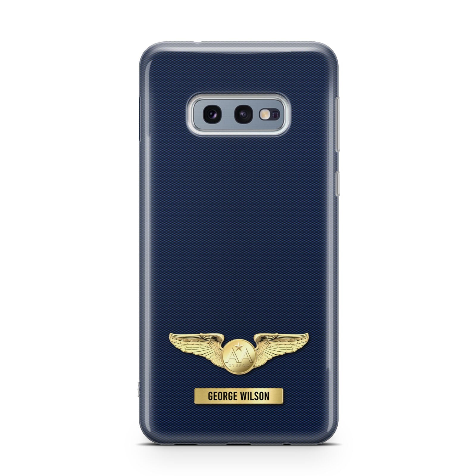 Personalised Pilot Wings Samsung Galaxy S10E Case