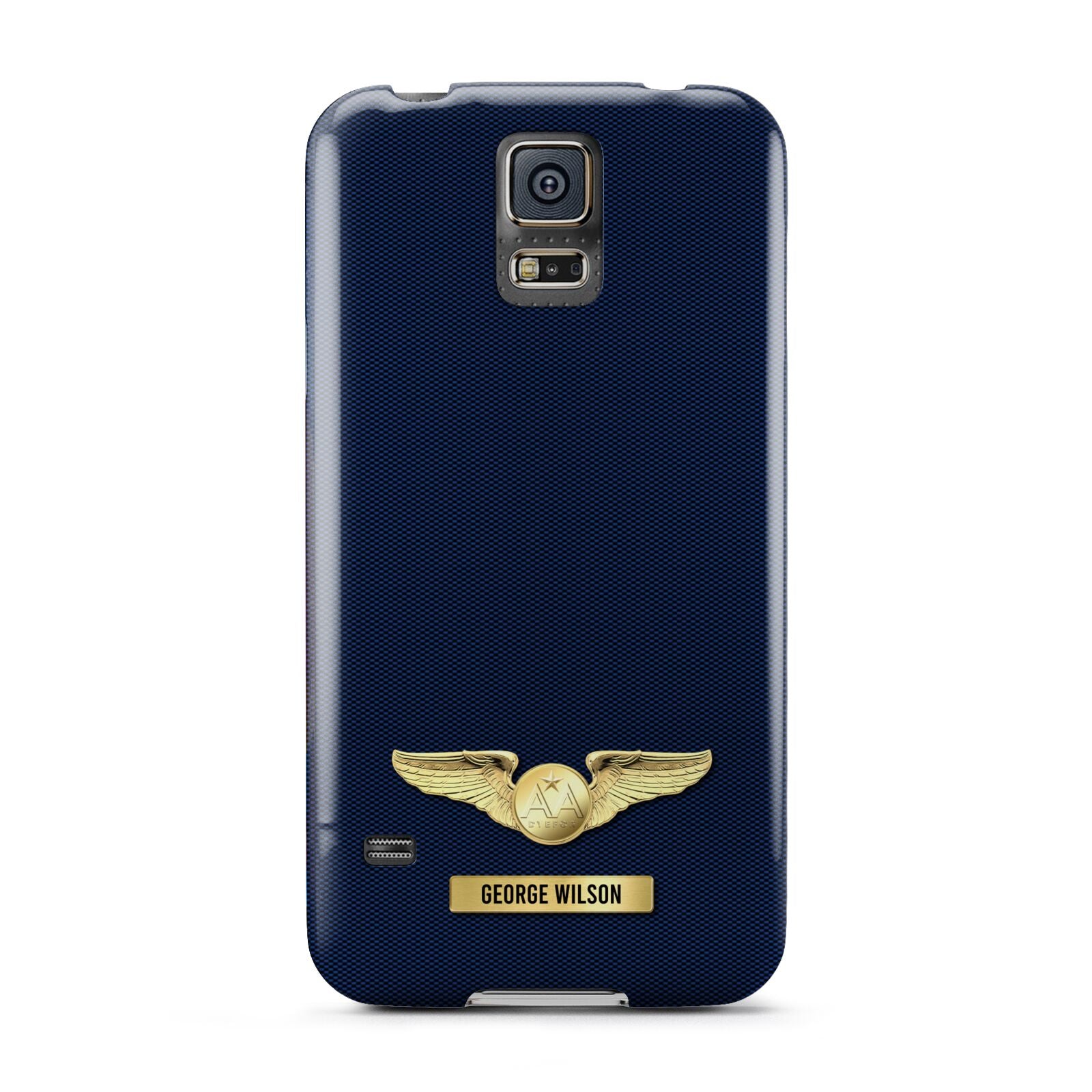 Personalised Pilot Wings Samsung Galaxy S5 Case