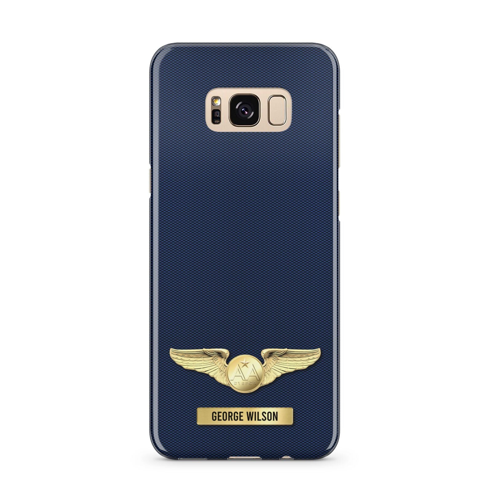 Personalised Pilot Wings Samsung Galaxy S8 Plus Case