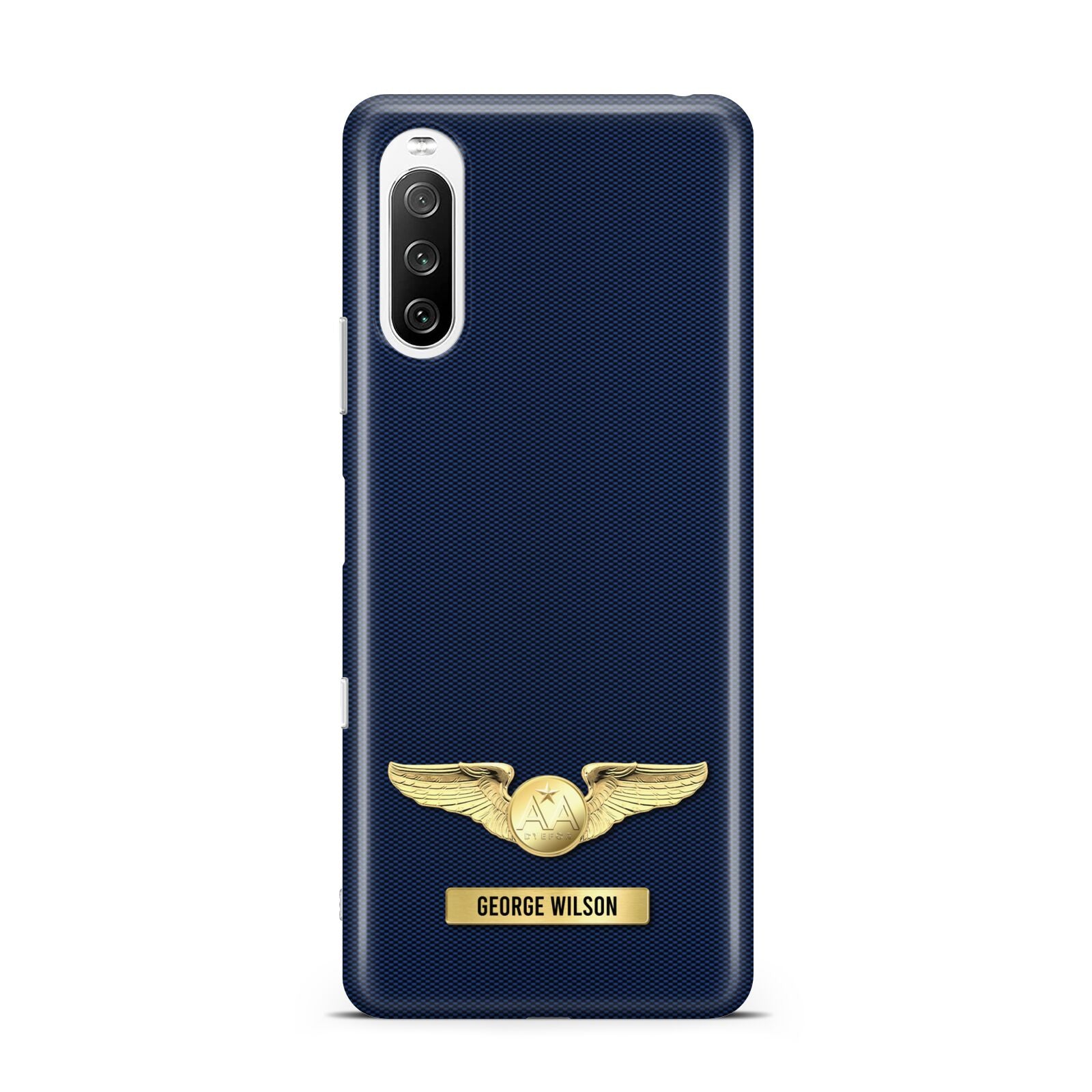 Personalised Pilot Wings Sony Xperia 10 III Case