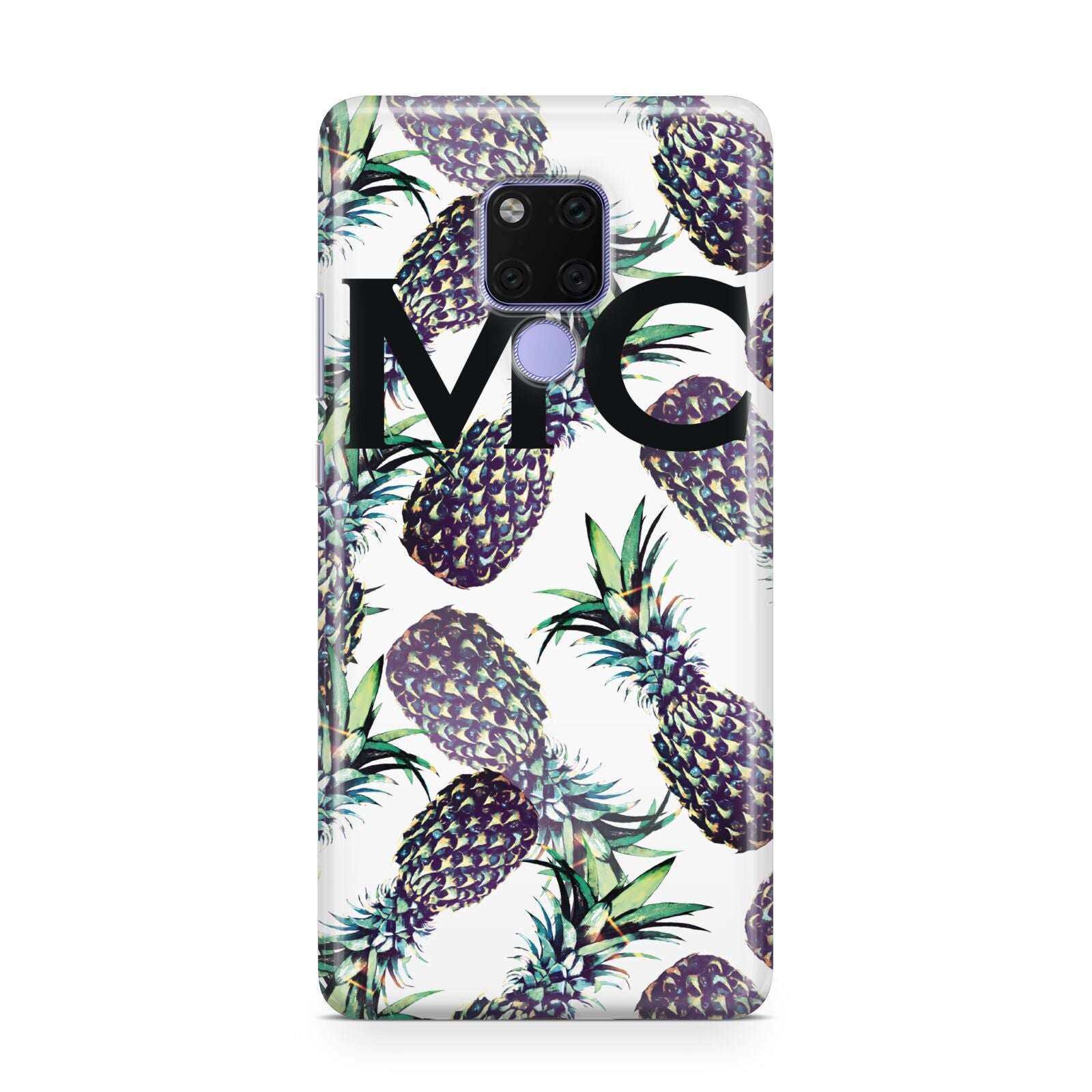 Personalised Pineapple Tropical White Huawei Mate 20X Phone Case