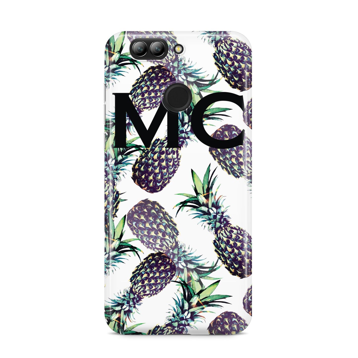 Personalised Pineapple Tropical White Huawei Nova 2s Phone Case