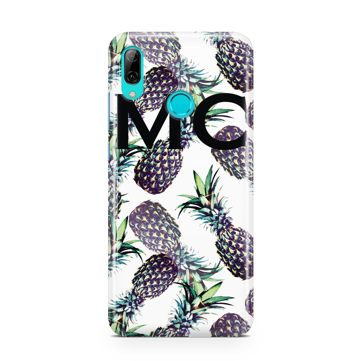 Personalised Pineapple Tropical White Huawei P Smart 2019 Case