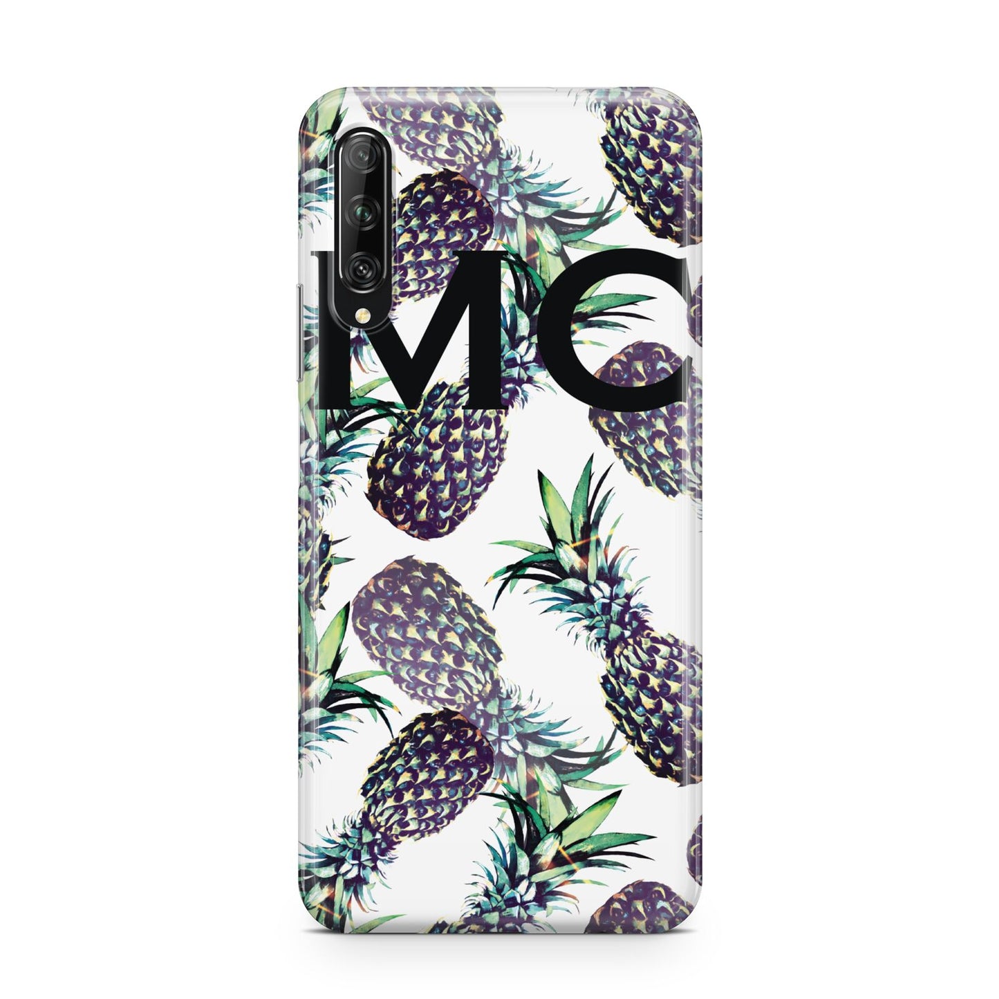 Personalised Pineapple Tropical White Huawei P Smart Pro 2019