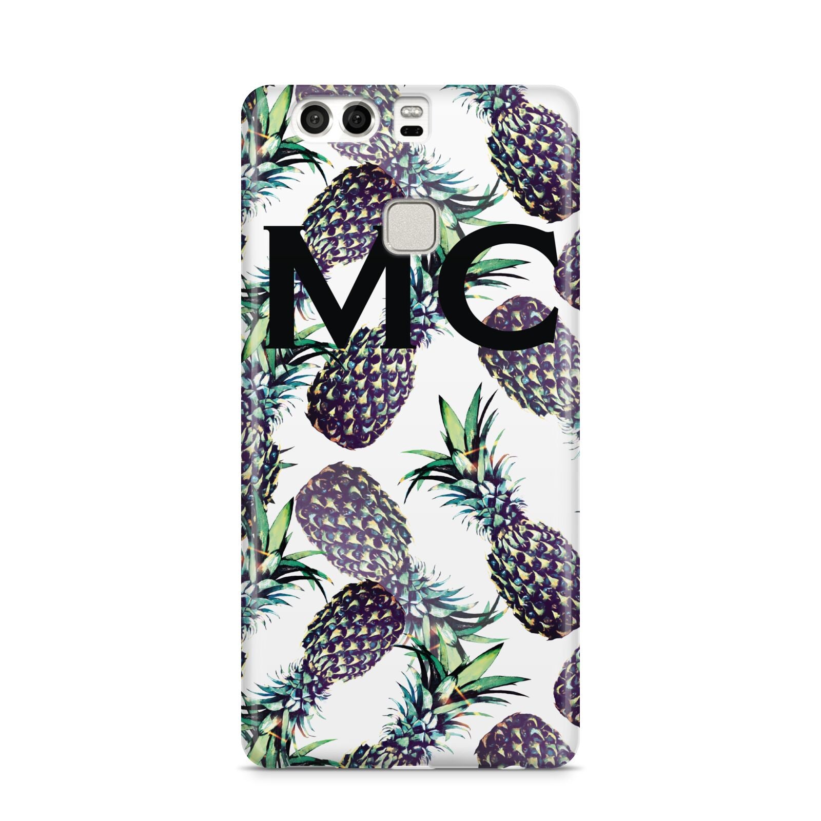 Personalised Pineapple Tropical White Huawei P9 Case