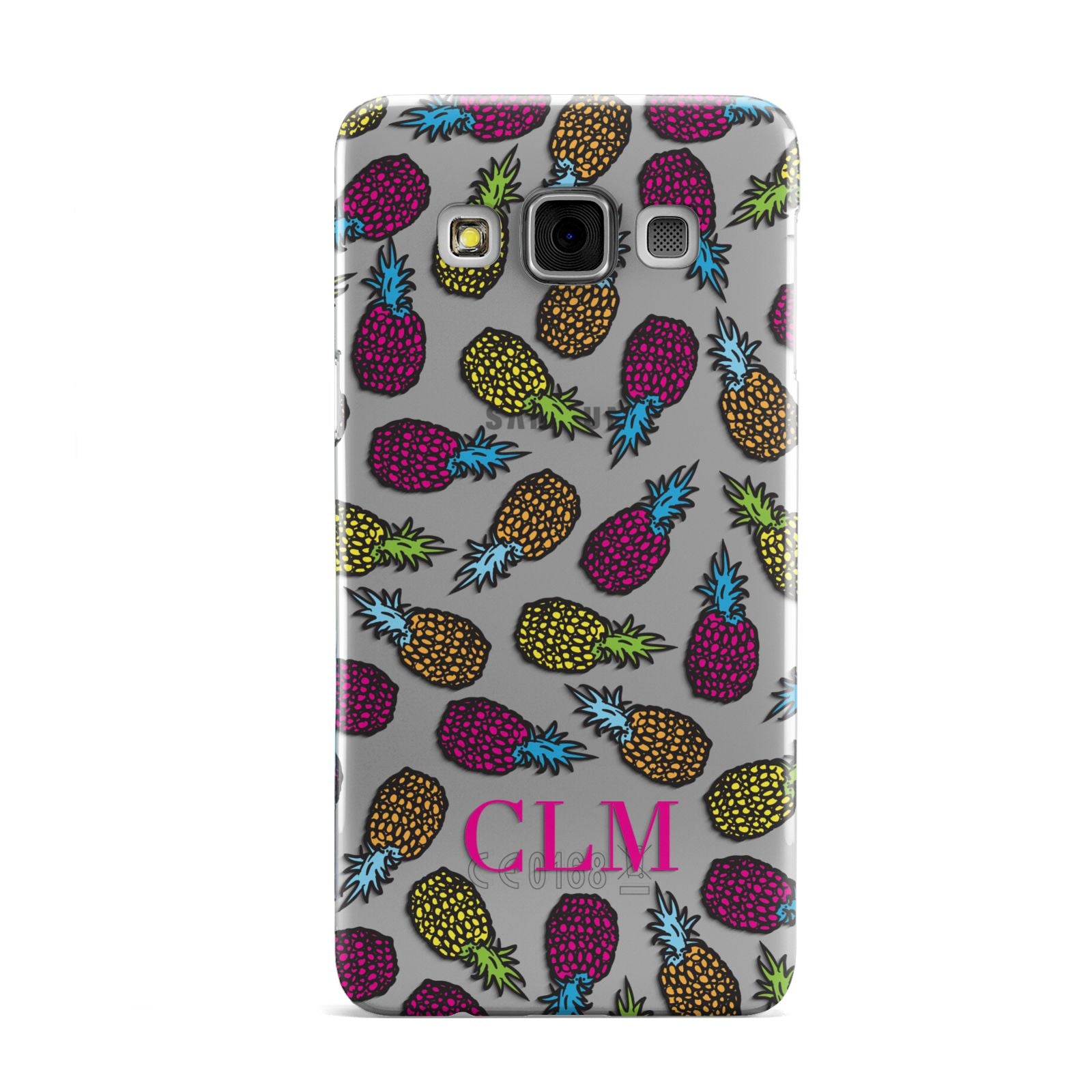 Personalised Pineapples Initials Samsung Galaxy A3 Case