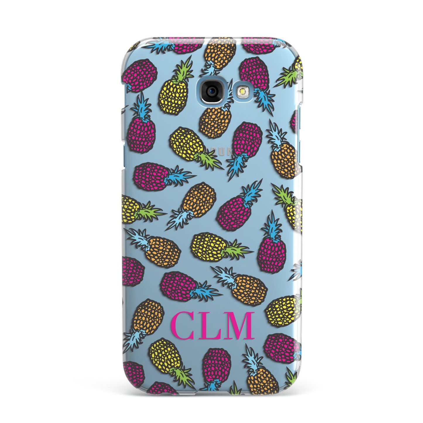 Personalised Pineapples Initials Samsung Galaxy A7 2017 Case