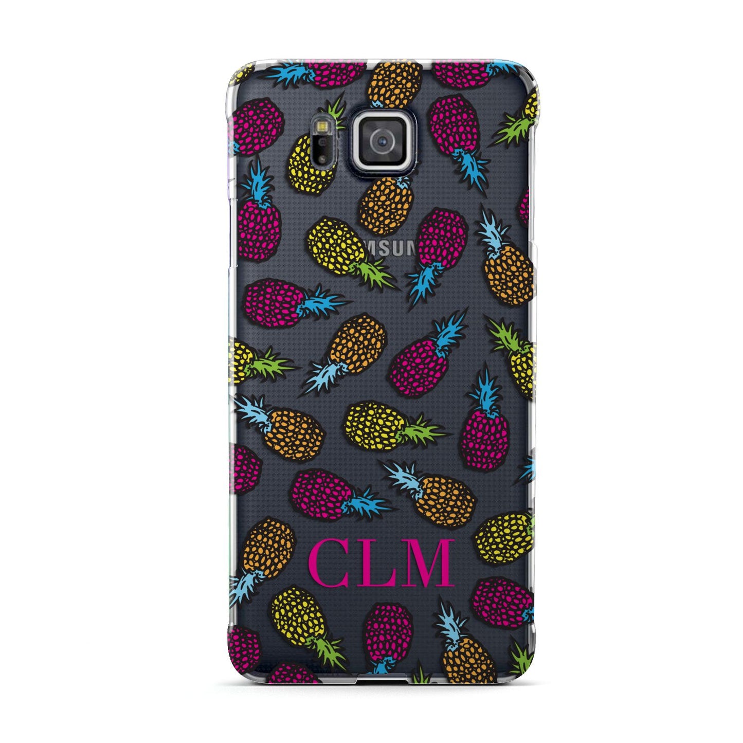 Personalised Pineapples Initials Samsung Galaxy Alpha Case