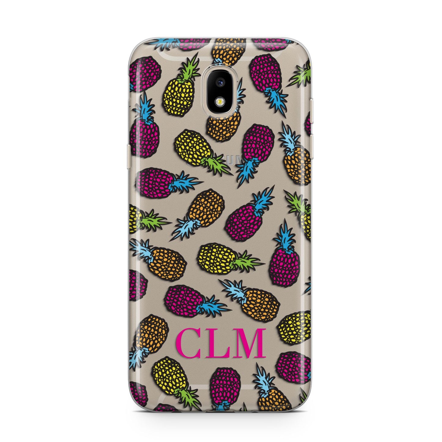 Personalised Pineapples Initials Samsung J5 2017 Case