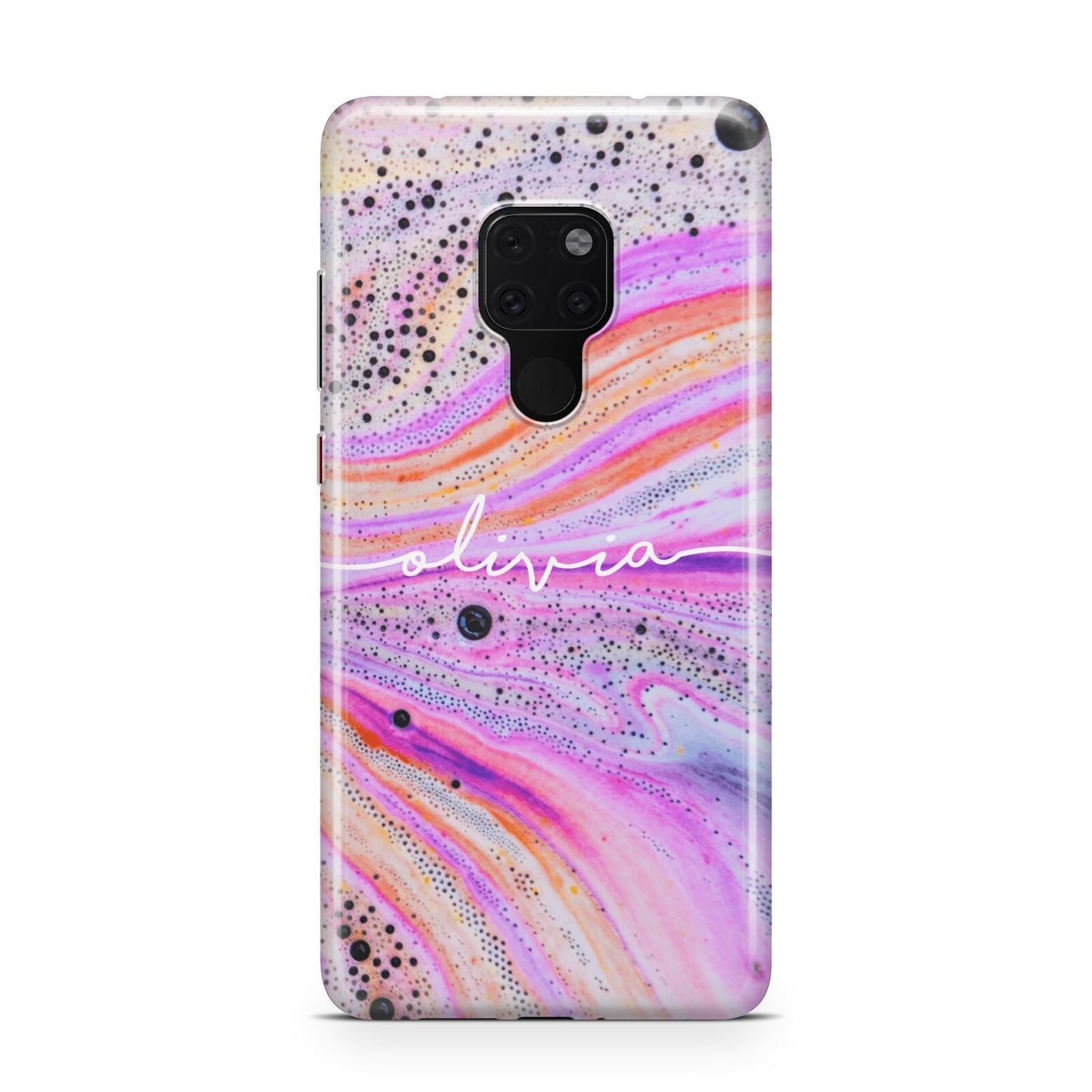 Personalised Pink Bath Bomb Huawei Mate 20 Phone Case