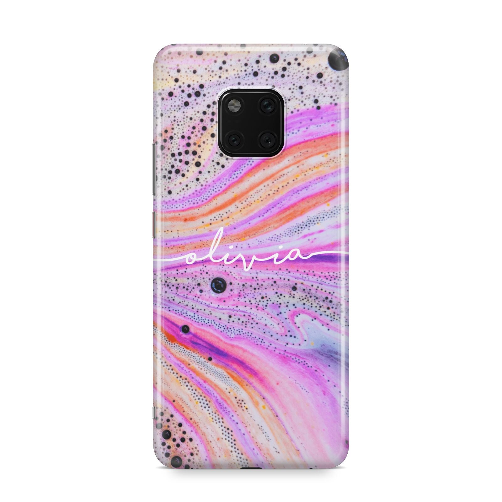 Personalised Pink Bath Bomb Huawei Mate 20 Pro Phone Case