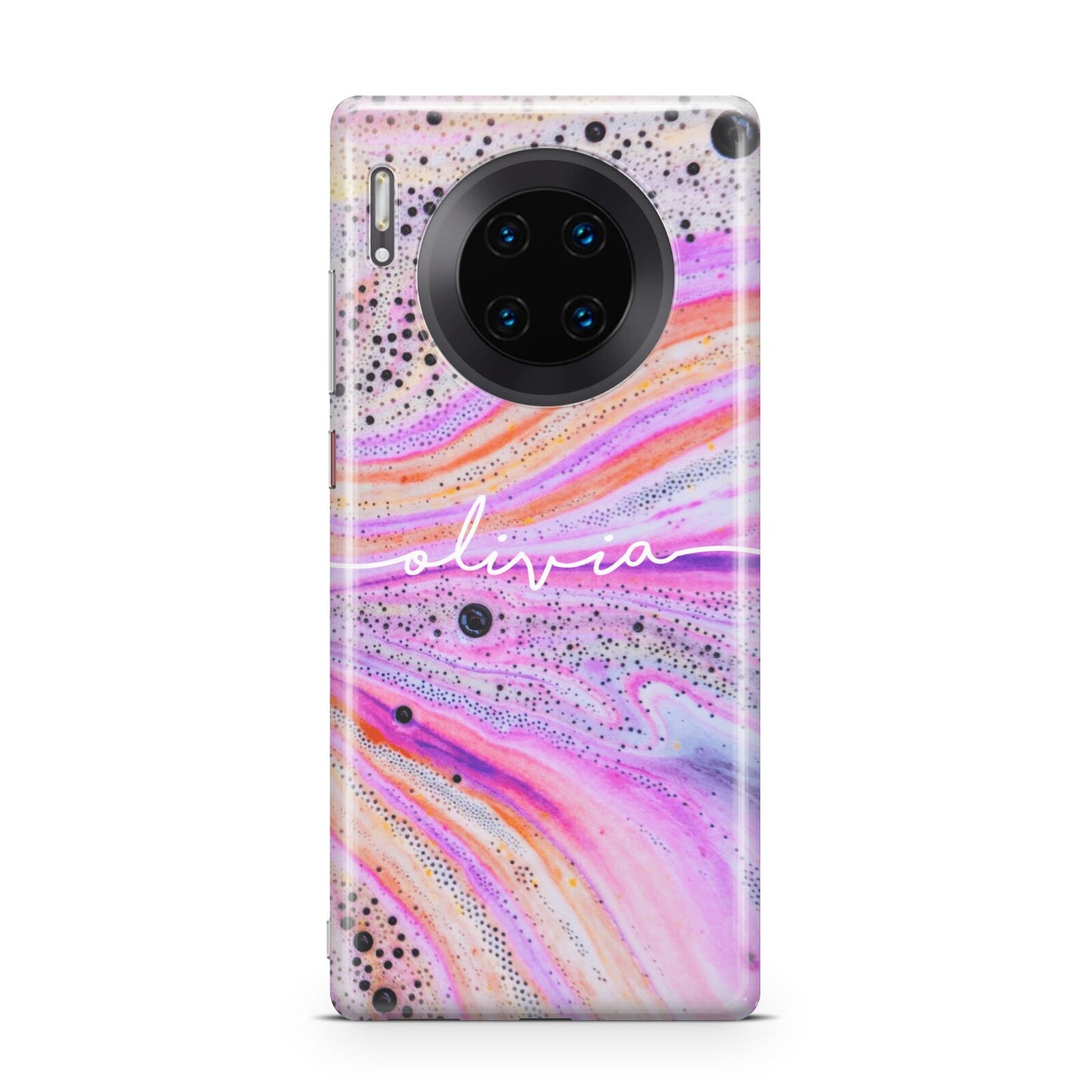 Personalised Pink Bath Bomb Huawei Mate 30 Pro Phone Case