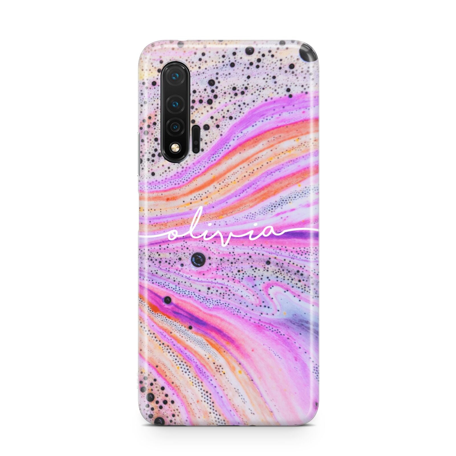 Personalised Pink Bath Bomb Huawei Nova 6 Phone Case