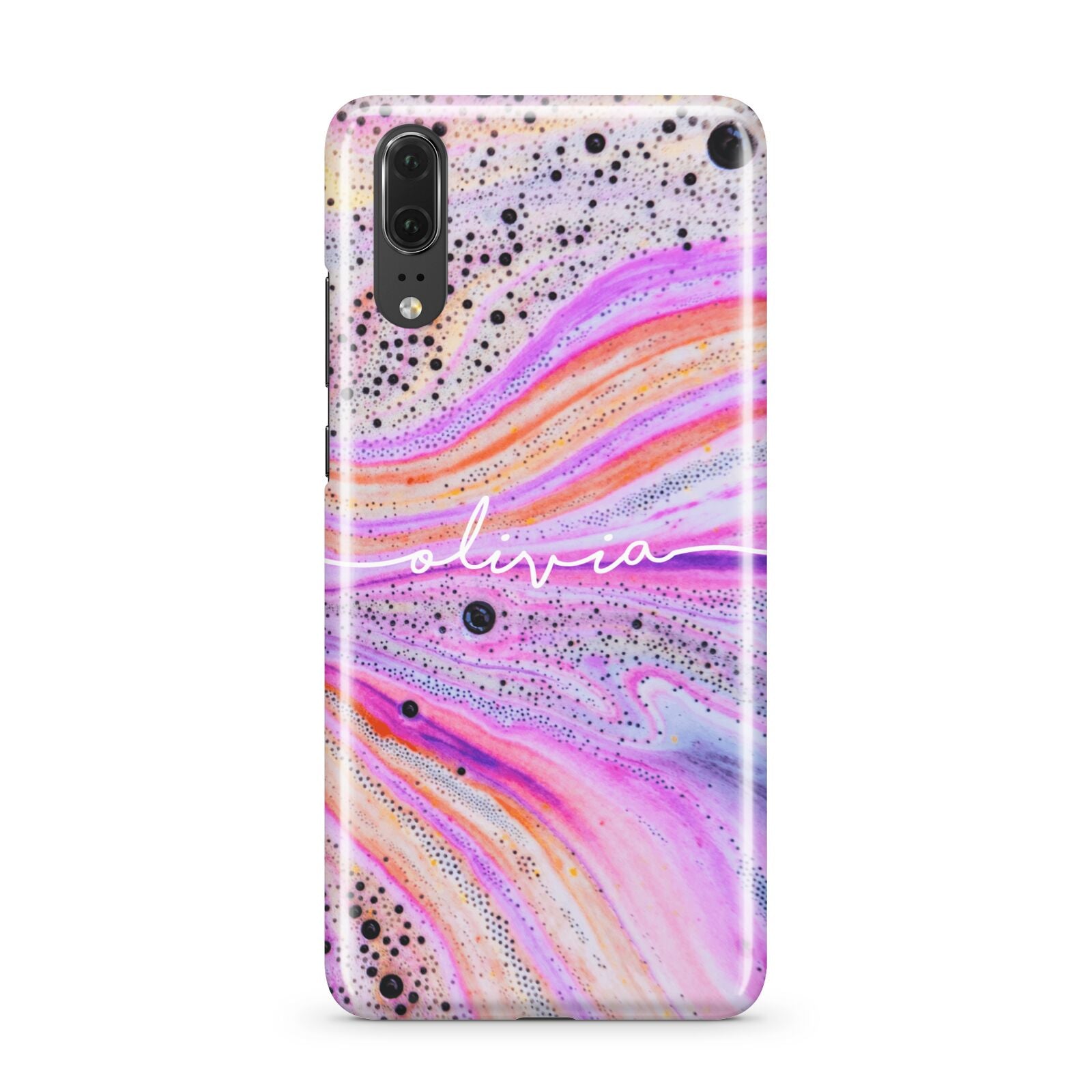 Personalised Pink Bath Bomb Huawei P20 Phone Case