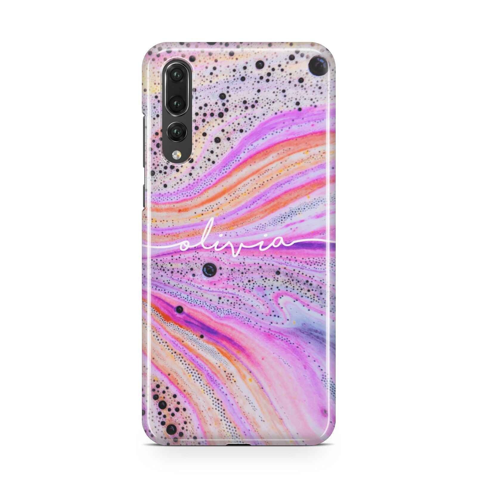 Personalised Pink Bath Bomb Huawei P20 Pro Phone Case